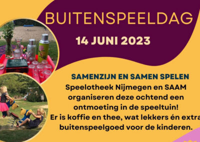 BUITENSPEELDAG!!!!!