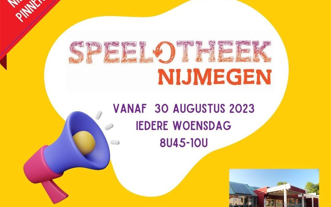 Speelotheek is weer open